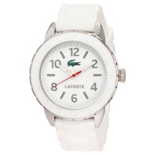 Armbanduhr Damen Lacoste 2000689 Rio Weiß Silikon Band Quarz Analog Uhr Bild