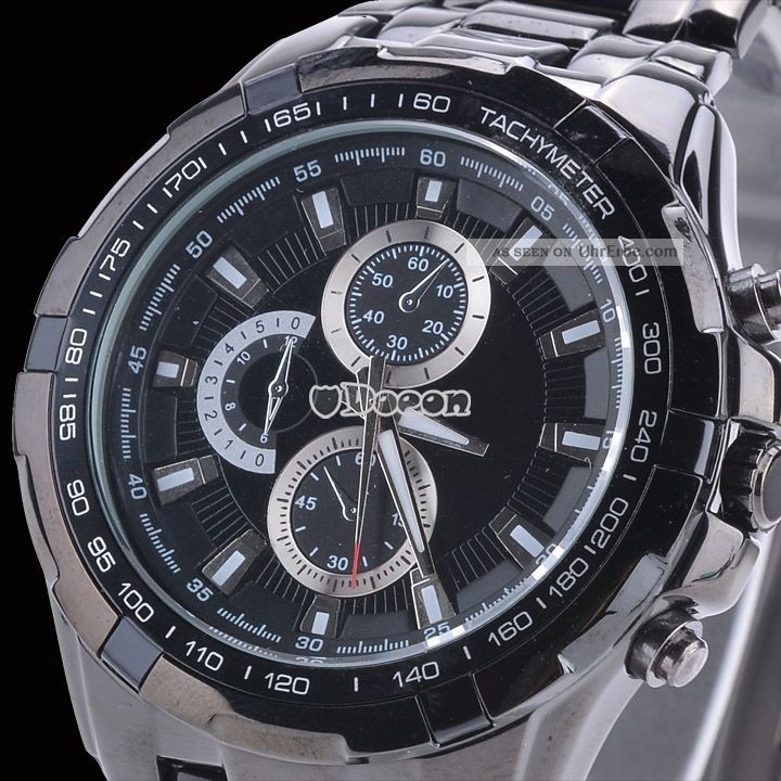 Herren Damen Fashion Paar Design - Edelstahl - Quarz - Sport - Armbanduhr Armbanduhren Bild