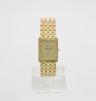 Quartz De Luxe Swiss Made Goldband - Uhr Mit Quarzwerk GehÄuse & Band 585/000 Gold Bild