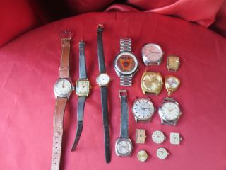 16 Uhren Konvolut - Dugena,  Tissot,  Osco,  Arctos,  Handaufzug,  Automatic,  Uhrwerke Bild