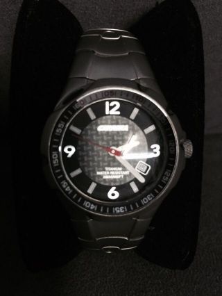 Carrera Titanium Damen Armbanduhr Carbon Ziffernblatt Wie Bild