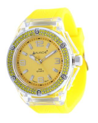 Avalanche Damen Armbanduhr,  Uhr,  Watch,  Gelb Av105s - Clyw Bild