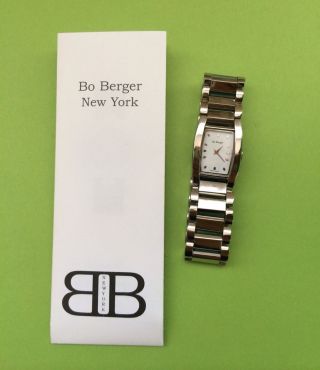 Bo Berger York Damen/ Herren Edelstahl Uhr /lp.  355€ Weihnachtsangebot Bild