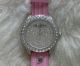 Paris Hilton / Damen Uhr / Zirkonia / Leder / Rosa Armbanduhren Bild 1