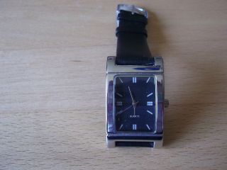 Damenuhr Herrenuhr Armbanduhr Men Watch Armband Black Silbern Rp - 14.  1 Bild