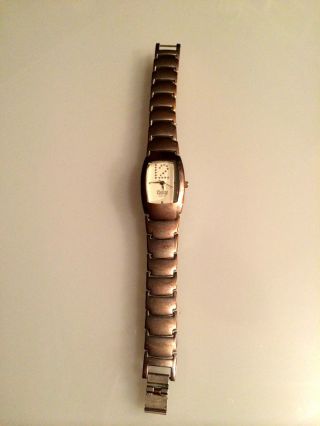 Damen Quartz Armbanduhr Edelstahl (gerissene Scheibe & Verfärbung) Für Bastler Bild