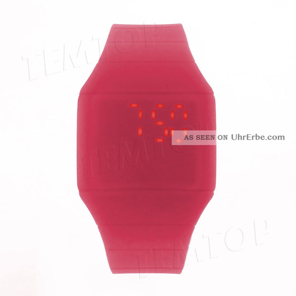 Sport Uhr LED Digital Silikon Armband Wasserdicht Leicht Damen Herren main image 0