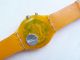 RaritÄt Swatch Scuba Loomi Luminosa Die Mit Dem Frosch Aus 1997 Orange Armbanduhren Bild 8