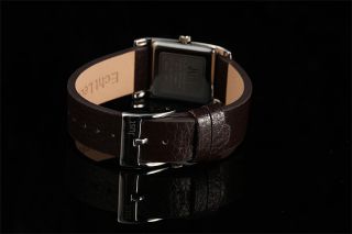 Just Damen Uhr Braun Leder 48 - S10106 - Br Armbanduhr Strass Bild