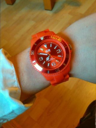 Rote Ice - Watch Uhr Bild