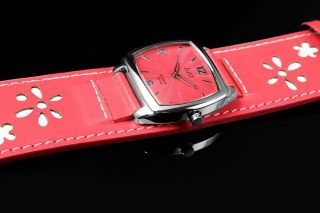 Just Damenuhr 48 - S0050 - Rd Rot Unterlege - Armband Leder Bild