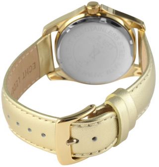 Just Damen Uhr Leder Chronograph 48 - S8196 - Gd Armbanduhr Golden Bild