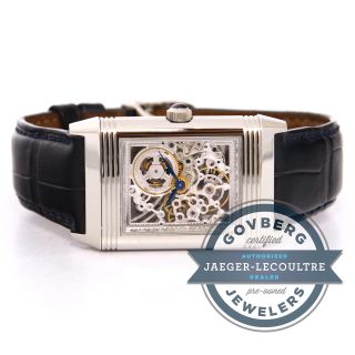 Armbanduhr Jaeger Lecoultre Platinum Reverso Skelett Manuell - Aufdrehen Q2166401 Bild