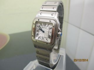 Cartier Santos Edelstahl Armband Uhr Unisex Bild