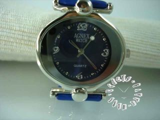 Armbanduhr Agnex Deluxe Black Armband Herren Damen Unisex Skelett Uhr Stahl Bild