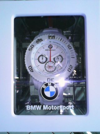 Ice Bmw Motorsport Chronograph Armbanduhr Und Ovp Bild