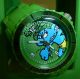 Damen Mädchen Jungen Schlümpfe Tarzan Schlumpf Armbanduhr Uhr Grün Inkl.  Box Armbanduhren Bild 1