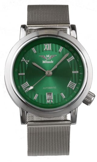 Minoir Automatikuhr “sapois“ Damen Herren Armband Uhr Edelstahl Uhren Bild