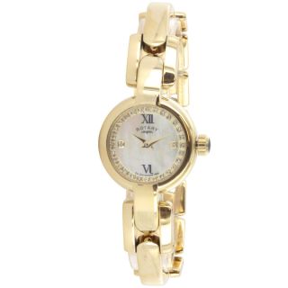 Rotary Damen Uhr Quartz Analog Uhr Vergoldetes Armband Lb02852/41 Bild