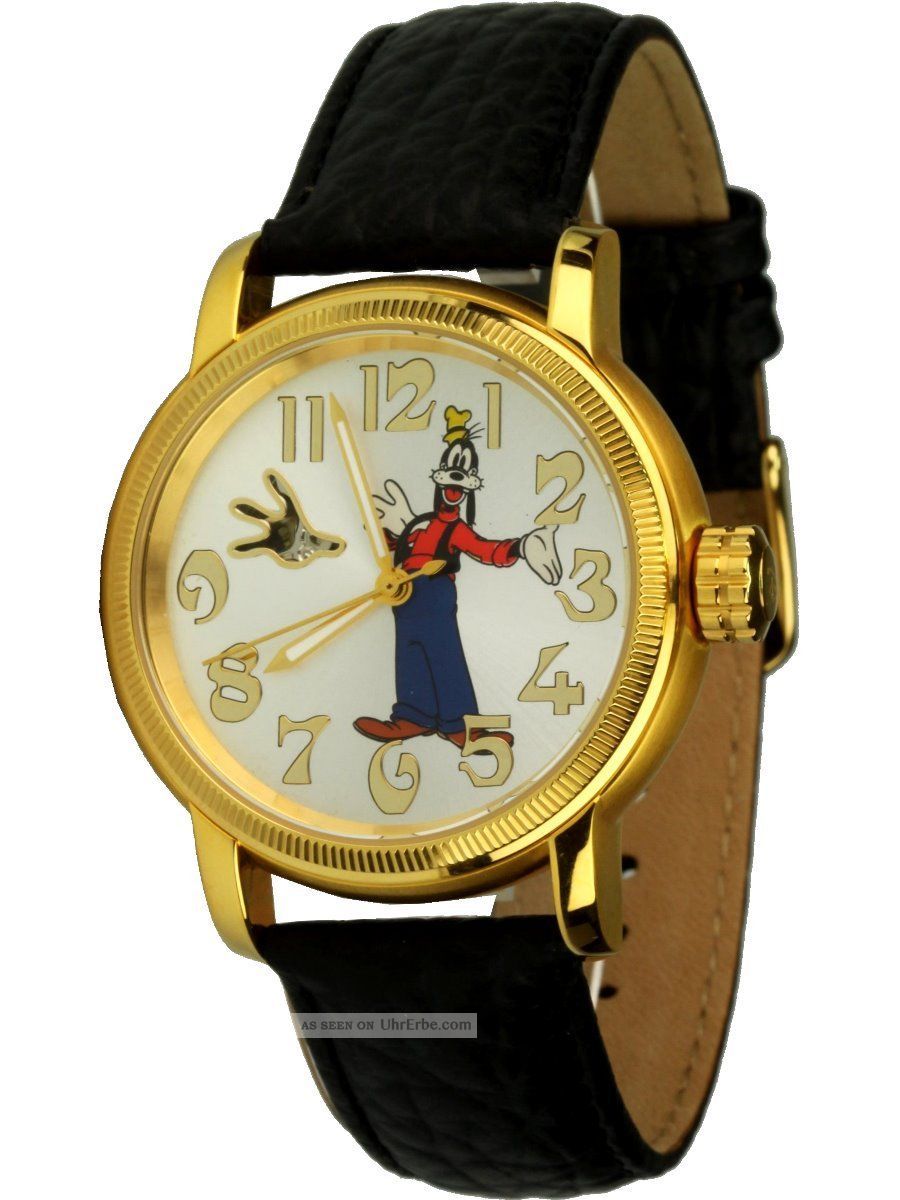 Disney Automatikuhr Mit Goofey Motiv,  Herrenuhr,  Damenuhr,  Ovp Armbanduhren Bild