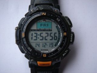 Casio Pro Trek Armbanduhr Prg - 40,  Kompass,  Barometer,  Höhenmesser,  Thermometer Bild