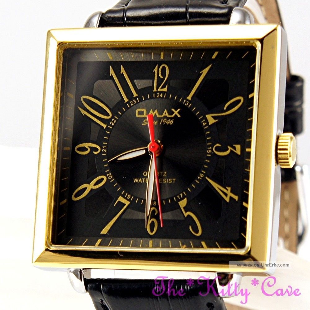 Schone Schwarz Gold Uhr Herren Bild