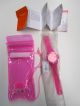 Madison York Neon Pink Candytime Silikonuhr Trendyarmbanduhr Like Ice - Watch Armbanduhren Bild 2