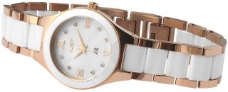 Just Keramik Damen Uhr 48 - S0347wh - Rg Weiß Rose Golden Armbanduhr Bild