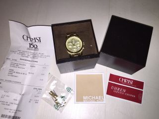 Michael Kors Chronograph Gold,  Unterschrift Bild