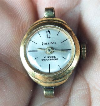 Armbanduhr Preziosa - Goldenes Gehäuse,  Damen,  Uhr,  Vintage,  Analog,  Elegant Bild