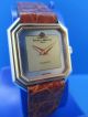 Elegante Baume & Mercier Geneve Armbanduhr Quartz Dau Mit Krokodillederarmband Armbanduhren Bild 5