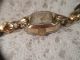Uhr Damenarmbanduhr Exita 17 Rubis Vergoldet Handaufzug Armband Leder 1920 - 50 Armbanduhren Bild 5