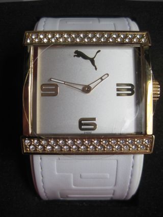 Puma Damenarmbanduhr Uhr Damen Silver Pu101652004 Weiß Mit Wechselarmband Bild