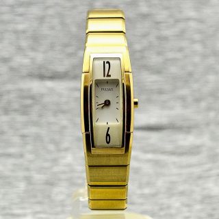 Damenuhr Pulsar Pj5124x1 Vergoldet Damenarmbanduhr Quarz Uhr Bild