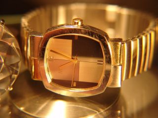 Armbanduhr Mc Ca.  3,  Cm Ø,  Mit Flexibel Armband Slber/gold Farbe Bild