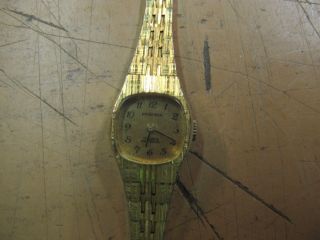 Uhr Damen Armbanduhr Pratina Erbstück Oma Armband Damenuhr Gold? Quarz? Band Bild