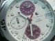Armbanduhr - Chronograph Mit Edelstahlgehäuse Und Echtleder - Armband Armbanduhren Bild 1