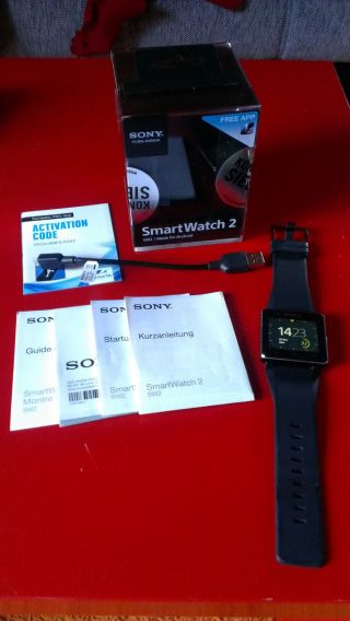 Sony Smartwatch 2 Handy - Uhr (4,  1 Cm (1,  6 Zoll) Display,  Nfc,  Bluetooth,  Android Bild