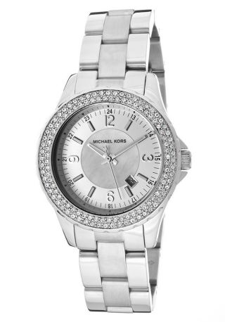 Michael Kors Damenuhr Armbanduhr Damen Uhr Zirkonia Mk5401 Bild