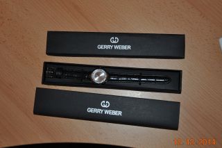 Neue Gerry Weber Uhr Schwarz Silber Steine Bild