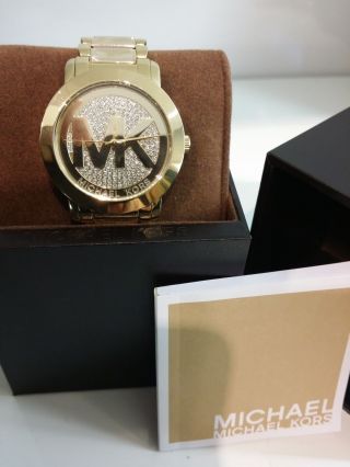 Michael Kors Mk Damen Armband Uhr Edelstahl Gold Mk3376 Uhren Damenuhren Bild
