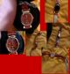 Cacalla Damenuhr Armbanduhr Automatik Uhr Echtleder - Band Butterflyschließe 1a Armbanduhren Bild 2