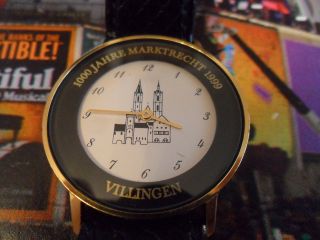 Luxus Hochwertige Uhr 1000 Jahre Marktrecht Limited Nr 28 Selten FÜr Sammler Bild