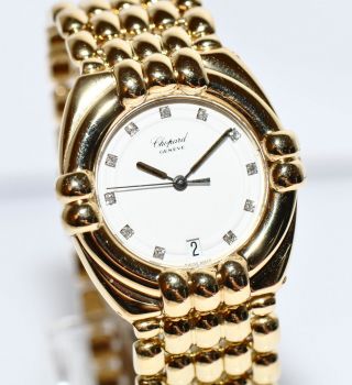 Chopard Gstaad 18kt Gold Uhr Ref.  2230 Diamant Zifferblatt Bild