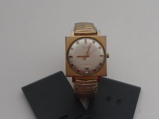 Vintage Anker 25 Rubis Herren Armbanduhr Automatic Vergoldet Flexi Armband (52g) Bild