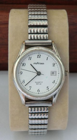 Armbanduhr Pratina Mit Metallarmband _ Damenuhr Mit Quarzwerk _ Aus Sammlung Uhr Bild