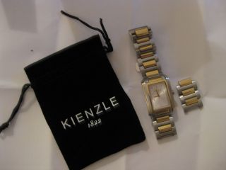 Armbanduhr Von Kienzle Vergoldet - Silber/gold Aus Edelstahl Armbandbreite: 2 Cm Bild