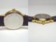 Raffael Herzliche Goldene Damenuhr Mit Lederband Quartz Armbanduhren Bild 1