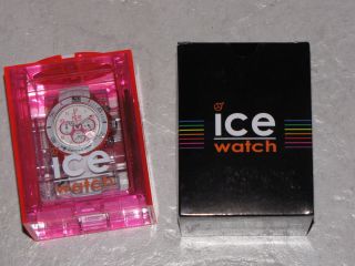 Ice Watch Uhr Chrono Party Cosmopolitan Pink Weiß Unisex Bild