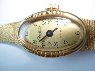 Orig.  Glashütte Damen Armbanduhr Ca : 1960 Bild